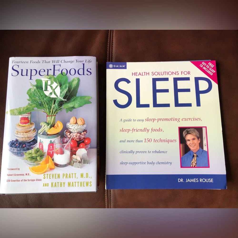 SuperFoods RX and Health Solutions for Sleep Books